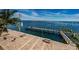 Scenic pier with benches provides a relaxing spot to enjoy the waterfront views and sea breeze at 4816 Snook Se Dr # F, St Petersburg, FL 33705