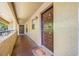 Inviting condo entrance featuring a private entryway with stylish door and secure access at 4991 Puritan Cir # 522, Tampa, FL 33617