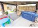 Relaxing backyard patio with cozy gazebo, comfortable seating area and inviting hot tub, perfect for outdoor enjoyment at 518 Greg St, Valrico, FL 33594