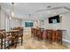 Upscale lounge featuring a stylish bar with comfortable seating, ideal for social gatherings and relaxation at 555 5Th Ne Ave # 424, St Petersburg, FL 33701