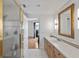 Modern bathroom with a glass-enclosed shower, updated fixtures, and ample counter space, providing a spa-like experience at 555 5Th Ne Ave # 424, St Petersburg, FL 33701