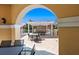 Stunning community patio with well-appointed outdoor seating, providing an elegant and relaxing outdoor experience at 555 5Th Ne Ave # 424, St Petersburg, FL 33701