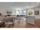 Bright and airy living space featuring an open-concept design, modern furniture, and plenty of natural light at 600 3Rd S Ave # 201, St Petersburg, FL 33701