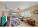Living room with bar seating and porch access at 600 Gardens Edge Dr # 614, Venice, FL 34285