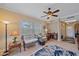 Comfortable living room with tile flooring at 600 Gardens Edge Dr # 614, Venice, FL 34285