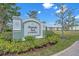 A welcoming sign for Magnolia Park, a beautiful condominium community at 600 Gardens Edge Dr # 614, Venice, FL 34285