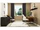 Inviting home office with a modern desk, stylish decor, and natural light at 6838 E 115Th St, Palmetto, FL 34221