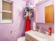 Bathroom featuring a sink and a window at 705 E Alabama St, Plant City, FL 33563