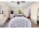 Comfortable bedroom featuring natural light, cozy bedding and a functional layout at 7660 Holiday Dr, Spring Hill, FL 34606
