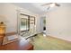 Home office with a pool view at 7660 Holiday Dr, Spring Hill, FL 34606