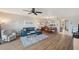 Inviting living room with modern furniture, including a comfortable sofa and dining area at 960 Starkey Rd # 1503, Largo, FL 33771