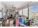 Functional home office with natural light, well-organized desk space, and stylish decor for a productive work environment at 1500 Elmwood St, Clearwater, FL 33755