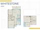 Whitestone floorplan featuring a two-story layout with multiple bedrooms and bathrooms, owner's suite, and gathering room at 17130 Moonflower Dr, Venice, FL 34293