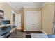 This room is spacious with hardwood floors and features an attached closet at 1816 E 15Th Ave, Tampa, FL 33605