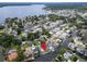 Extensive aerial view of canal community and waterfront living at 250 W Canal Dr, Palm Harbor, FL 34684