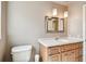 Bathroom featuring vanity, faucet, mirror and toilet at 3072 Keene Park Dr, Largo, FL 33771