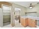 Kitchen with a pantry and view to the living room at 3072 Keene Park Dr, Largo, FL 33771