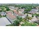 High-angle shot capturing a modern apartment with mature trees offering shade at 310 S Habana Ave # 5, Tampa, FL 33609
