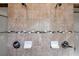 Luxurious tile shower featuring double shower heads and soap dishes at 3610 Montero Ct, Sun City Center, FL 33573