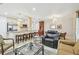 Bright living space featuring a modern kitchen, comfortable seating, and stylish decor at 36750 Us 19 N # 06111, Palm Harbor, FL 34684