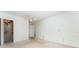 Bedroom featuring light colored carpeting, a ceiling fan, and a closet at 4104 W Watrous Ave, Tampa, FL 33629