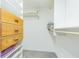 Well-organized walk-in closet with built-in shelving and drawers, offering ample storage space at 4137 Northmeadow Cir, Tampa, FL 33618