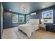 Comfortable main bedroom featuring three windows and a plush bed with white linens at 4219 26Th N Ave, St Petersburg, FL 33713