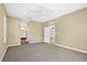 Carpeted primary bedroom with neutral tones, offering a serene retreat at 4410 Natures Reach Ter, Parrish, FL 34219
