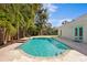 Beautiful pool in a backyard setting at 4935 W Bay Way Pl, Tampa, FL 33629