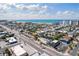 Aerial view showing the property's location close to the beach and local amenities at 506 71St Ave # 7, St Pete Beach, FL 33706