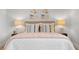 A beautifully staged bedroom featuring two lamps, artwork and cozy furnishings at 506 71St Ave # 7, St Pete Beach, FL 33706
