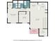 This floorplan shows the layout of the home at 5636 Baywater Dr # 5636, Tampa, FL 33615