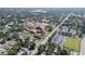 Captivating aerial view showcases the community's blend of residential buildings and parking lots, all nestled in green surroundings at 6303 Vista Verde E Dr, Gulfport, FL 33707