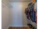 Spacious walk-in closet with ample storage, shelving, and room for organization at 15400 Gulf Blvd # 202, Madeira Beach, FL 33708