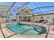 Inviting screened-in pool area with ample seating, perfect for outdoor entertaining and relaxation at 1560 Simmons Dr, Clearwater, FL 33756