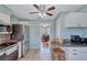 Spacious kitchen with dining area beyond at 1984 Trotter Rd, Largo, FL 33774