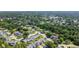 Wide aerial shot showcasing the community's landscaping, ponds, and neighborhood layout at 232 Hunter Ct, Palm Harbor, FL 34684