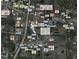 Aerial view of the home's proximity to commercial businesses at 3114 Little Rd, Valrico, FL 33596
