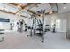 Well-equipped gym with modern machines, weights, and a spacious workout area at 31637 Cannon Rush Dr, San Antonio, FL 33576