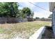 Fenced back yard featuring trees and grass at 3253 57Th N Ave, St Petersburg, FL 33714