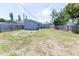 Spacious backyard enclosed by a wooden fence, ideal for outdoor activities at 3253 57Th N Ave, St Petersburg, FL 33714