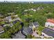 Gorgeous home featuring beautiful landscaping, mature trees, and a scenic view of the city and bay at 3311 Home Ct, Tampa, FL 33611