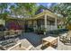 Charming backyard showcasing a stone patio perfect for outdoor entertaining and leisure at 3311 Home Ct, Tampa, FL 33611