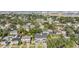 Bird's eye view of homes in a leafy neighborhood with waterfront access at 481 W Davis Blvd, Tampa, FL 33606
