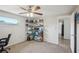 Bedroom contains practical storage and easy access to the hallway at 6416 Lomand Ave, New Port Richey, FL 34653