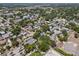 Aerial view of a neighborhood featuring a mix of residential properties and mature trees at 701 14Th N St, St Petersburg, FL 33705