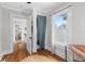 Bedroom featuring hardwood floors, a closet, and a window at 701 14Th N St, St Petersburg, FL 33705