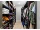 Spacious walk-in closet with custom shelving for storage at 706 S Davis Blvd, Tampa, FL 33606