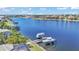 Waterfront home with a private boat dock for easy access to the water at 729 Manns Harbor Drive, Apollo Beach, FL 33572