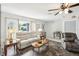 Comfortable living room showcasing large windows and a cozy sofa at 8413 Moulton Dr, Port Richey, FL 34668